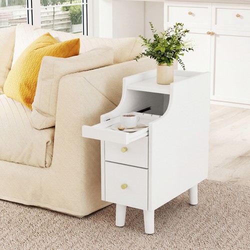 Narrow nightstand solid wood - narrow, nightstand,