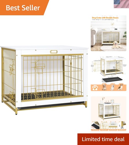 Elegant wooden dog crate - elegant,