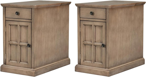 Narrow end table set - end,