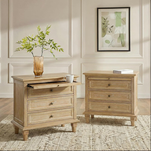Farmhouse drawer end table - drawer,