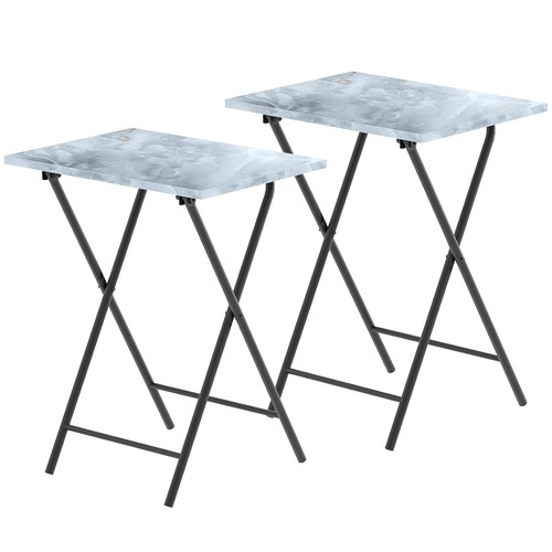 Folding tray table set - tv,